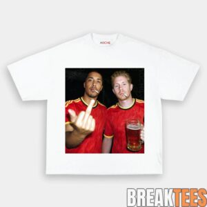 Belgium Football Team Tielemans x De Bruyne Drunk Tee 2