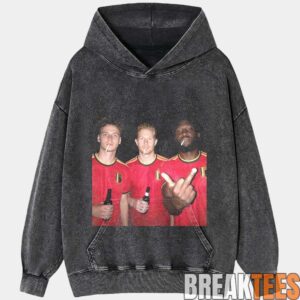 Belgium Football Team Trio Drunk Tee 5