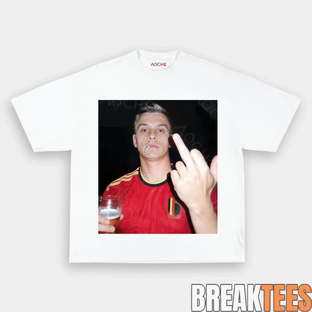 Belgium Football Team Trossard Drunk Tee Belgium Football Team Trossard Drunk Tee