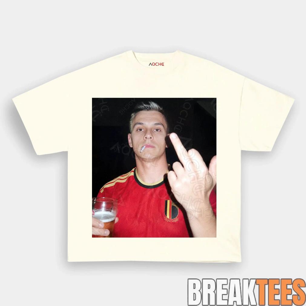 Belgium Football Team Trossard Drunk Tee Belgium Football Team Trossard Drunk Tee