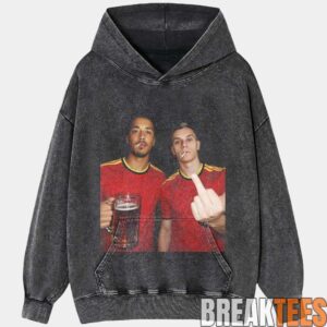 Belgium Football Team Trossard x Tielemans Drunk Smoke Tee 5 Belgium Football Team Trossard x Tielemans Drunk Smoke Tee 5