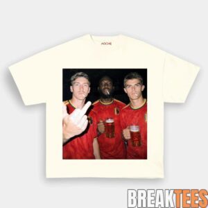 Belgium Trio Drunk Smoke Middle Finger Tee 3 Belgium Trio Drunk Smoke Middle Finger Tee 3