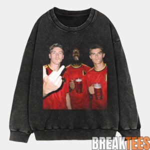 Belgium Trio Drunk Smoke Middle Finger Tee 4 Belgium Trio Drunk Smoke Middle Finger Tee 4