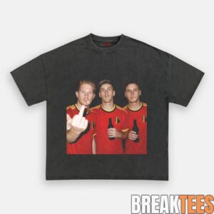 Belgium Trio Drunk Smoke Tee 1