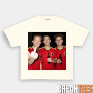 Belgium Trio Drunk Smoke Tee 3