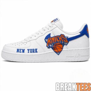 Ben Stiller NBA 2026 Finals Game 2 New York Knicks AF1 Shoes 1