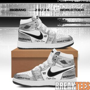 Big Bang 20th Anniversary Special Air Jordan 1 Shoes – Custom