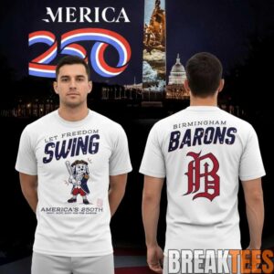 Birmingham Barons 2026 250th Anniversary of America's Shirt 1