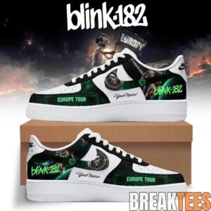 Blink-182 Europe Tour Air Force 1 Shoes