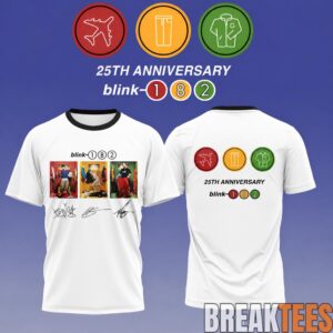 Blink-182 Anniversary Collection – Limited Edition Signature T-Shirt