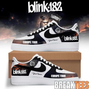 Blink-182 Europe Tour Air Force 1 Shoes 2