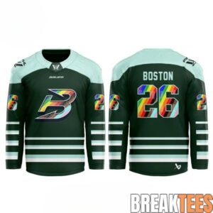 Boston Fleet Pride Month 2026 PWHL Game Custom Hockey Jersey 1