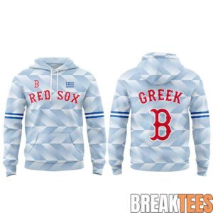 Boston Red Sox Greek American Celebration Night 2026 Special Hoodie 1