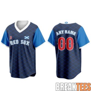 Boston Red Sox Scottish Celebration 2026 Custom Baseball Jersey 1