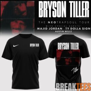 Bryson Tiller The Neo Trapsoul Tour Signature  Tshirt