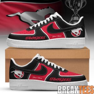 Calgary Stampeders Custom Air Force 1 Shoes