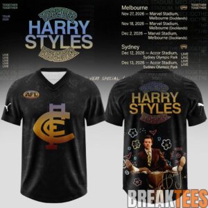 Carlton Blues Football x Harry Styles Together Together Tour 2026 Football Jersey