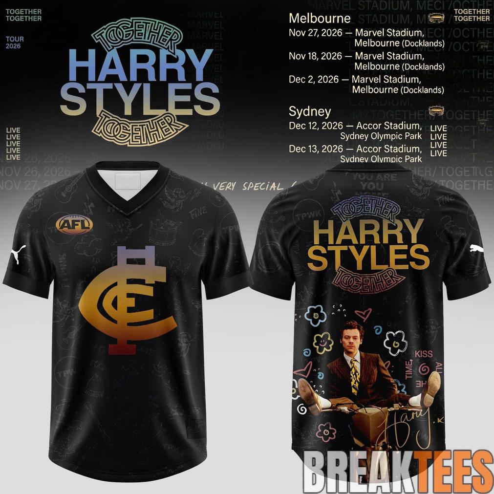 Carlton Blues Football x Harry Styles Together Together Tour 2026 Football Jersey Carlton Blues Football x Harry Styles Together Together Tour 2026 Football Jersey