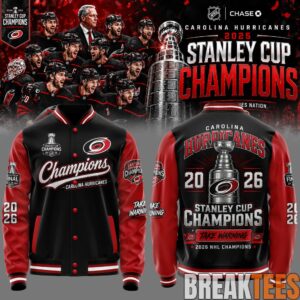 Carolina Hurricanes 2026 Stanley Cup Champions Limited Bomber 1
