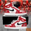 New York Knicks NBA Champions 2026 Custom Name Air Jordan 1 Shoes
