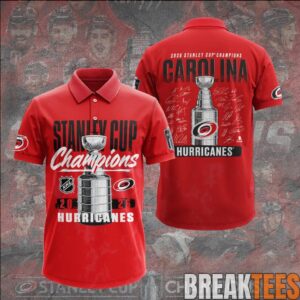 Carolina Hurricanes 2026 Stanley Cup Champions Limited Edition Red Polo Shirt