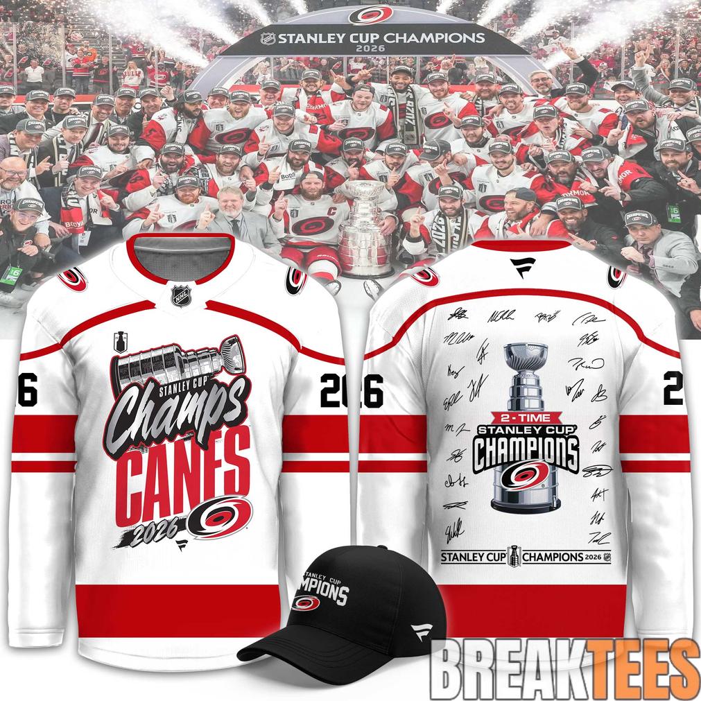 Carolina Hurricanes 2026 Stanley Cup Champions Limited Signed Hockey Jersey Carolina Hurricanes 2026 Stanley Cup Champions Limited Signed Hockey Jersey