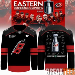Carolina Hurricanes 2026 Stanley Cup Champions Limited Signed Hockey Jersey 1 Carolina Hurricanes 2026 Stanley Cup Champions Limited Signed Hockey Jersey 1