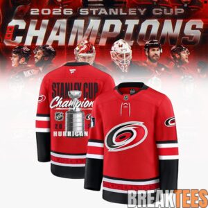 Carolina Hurricanes 2026 Stanley Cup Champions Red Edition Hockey Jersey 2