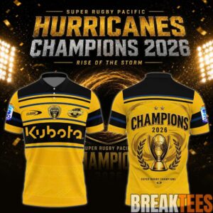 Carolina Hurricanes 2026 Super Rugby Pacific Champions Cup Edition Polo