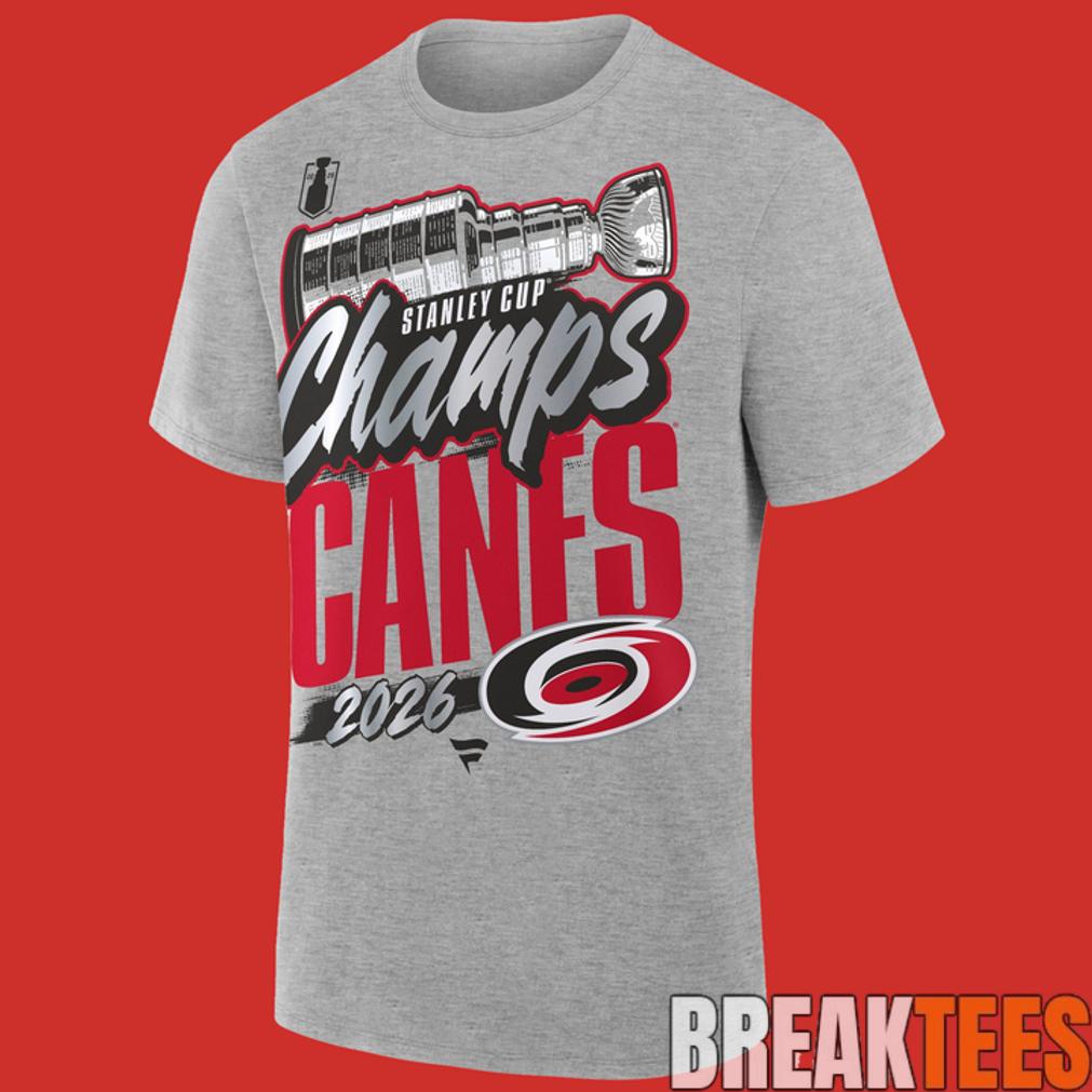 Carolina Hurricanes Raise The Cup Stanley Cup 2026 Grey Shirt Carolina Hurricanes Raise The Cup Stanley Cup 2026 Grey Shirt