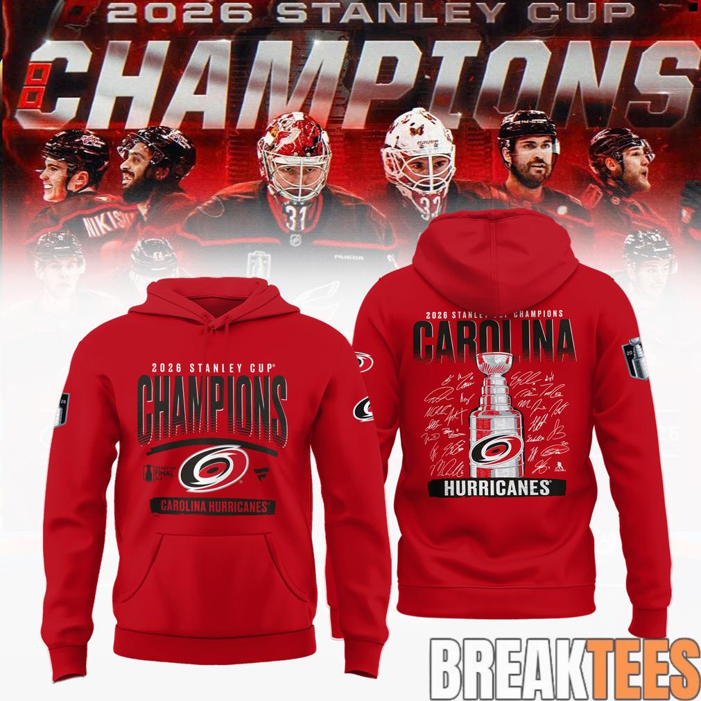 Carolina Hurricanes Stanley Cup Champions 2026 Limited Edition Hoodie Carolina Hurricanes Stanley Cup Champions 2026 Limited Edition Hoodie