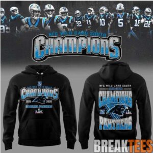 Carolina Panthers NFC Wild Card South Champions Hoodie