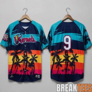 Cedar Rapids Kernels Margaritaville Night 2026 Baseball Jersey 1