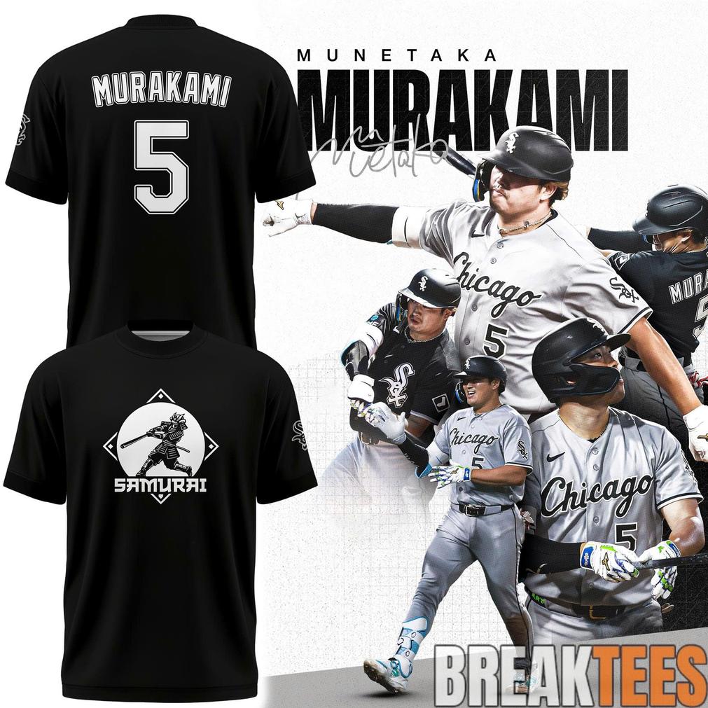 Chicago White Sox Munetaka Murakami Southside Samurai Tee Chicago White Sox Munetaka Murakami Southside Samurai Tee