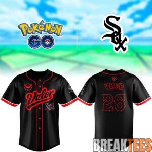 Chicago White Sox Pokémon Go Night Team Valor Jersey – Special Edition