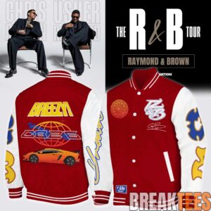 Chris Brown R&B Tour 2026 Bomber Jacket 1