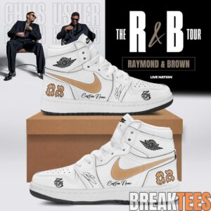 Chris Brown R&B Tour 2026 Custom Air Jordan 1 Shoes