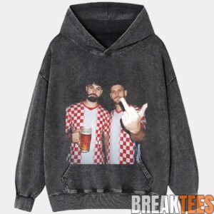 Croatia Drunk Era Black Tee 5
