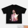 Croatia Football Duo Black TShirt