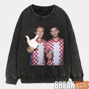 Croatia Football Trouble Tee 4
