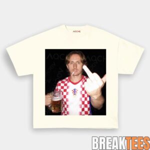 Croatia National Team Luka Modric Drunk Tee 1