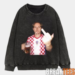Croatia National Team Luka Modric Drunk Tee 2