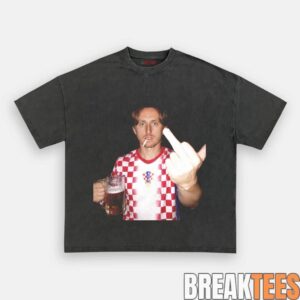 Croatia National Team Luka Modric Drunk Tee 10