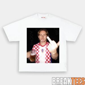 Croatia National Team Luka Modric Drunk Tee 11