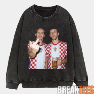 Croatia National Team Perisic Modric Drunk Tee 4