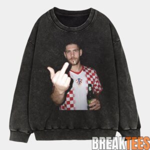 Croatia Soccer Night Out Graphic Shirt 4