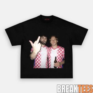 Croatia Wild Night Graphic Tee 9 Croatia Wild Night Graphic Tee 9