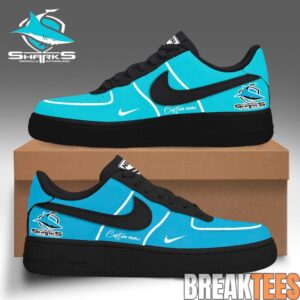 Cronulla Sharks Custom AF1 Shoes