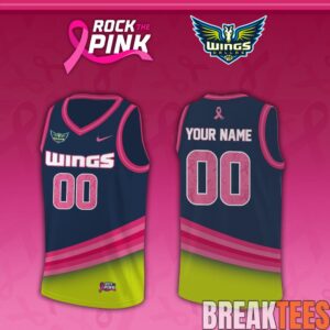 Dallas Wings x Rock The Pink 2026 Custom Jersey