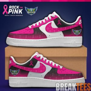 Dallas Wings x Rock The Pink Air Force 1 Custom For Fans